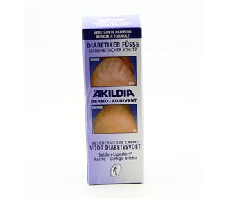 Akileine creme bij diabetische voet Akildia