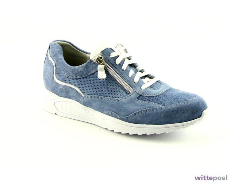 Durea sneaker 6249 blauw bij Wittepoel
