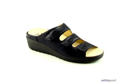 Durea slipper 7369 blauw bij Wittepoel