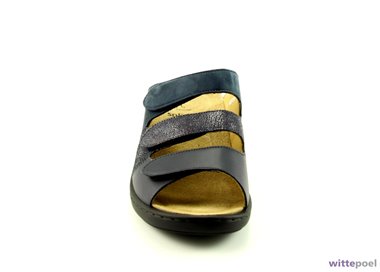 Solidus slipper 21154 blauw bij Wittepoel