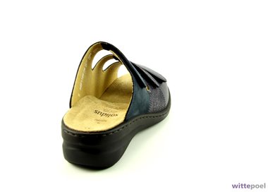 Solidus slipper 21154 blauw bij Wittepoel