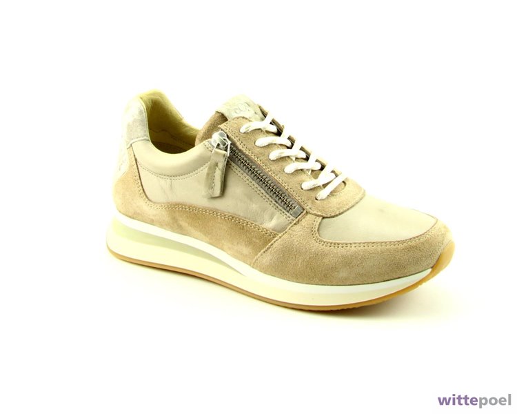 AQA Shoes sneaker A7731 beige bij Wittepoel