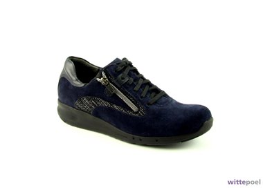 Durea veterschoen Go 6240 blauw bij Wittepoel