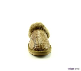 Warmbat pantoffel Collie beige bij Wittepoel