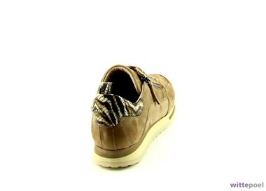 AQA Shoes sneaker A7492 beige bij Wittepoel