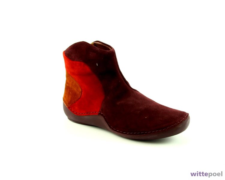 Koken Gentleman vriendelijk nemen Think laars 000423 rood (bordeaux). | Wittepoel schoenen | Hoofdkleur rood  Lengtemaat 41