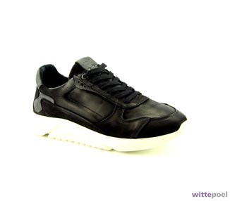 AQA Shoes sneaker A7843 zwart bij Wittepoel