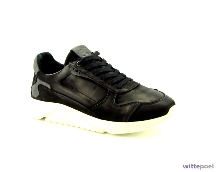 AQA Shoes sneaker A7843 zwart bij Wittepoel