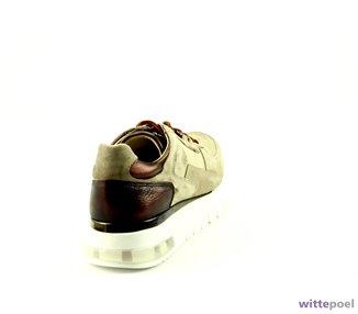 AQA Shoes sneaker A7856 beige bij Wittepoel