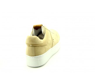 AQA Shoes veterschoen A7191 beige bij Wittepoel