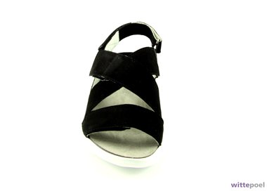 Verhulst sandaal Lana 1361 zwart bij Wittepoel
