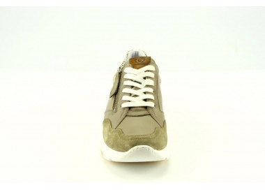AQA Shoes sneaker A7261 beige bij Wittepoel