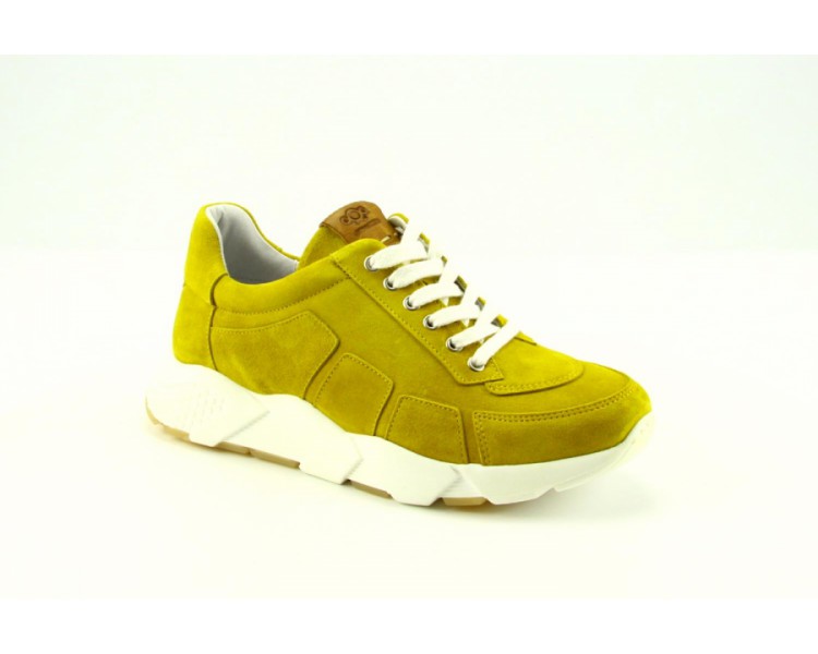 AQA Shoes sneaker A7263 geel bij Wittepoel