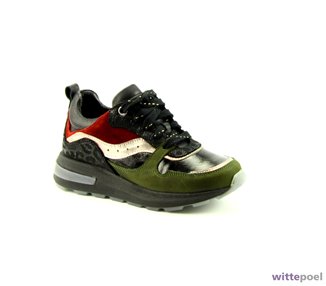 Twins sneaker 321662 zwart bij Wittepoel