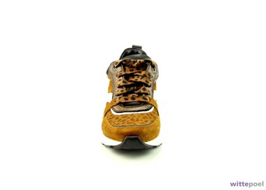 Twins sneaker 321662 bruin bij Wittepoel