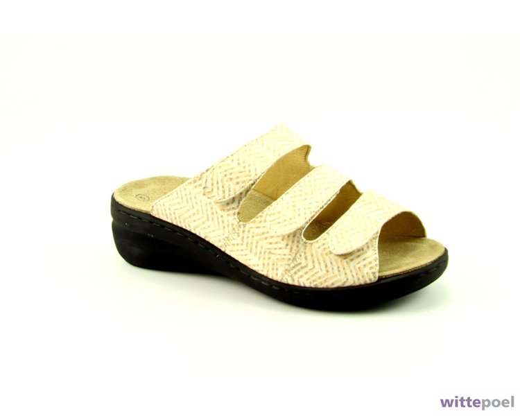 Solidus slipper 21154 beige - zijkant rechts - bij Wittepoel Solidus slipper 21154 beige - zijkant rechts - bij Wittepoel
