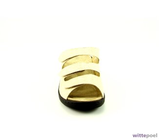 Solidus slipper 21154 beige - voorkant - bij Wittepoel