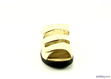 Solidus slipper 21154 beige - voorkant - bij Wittepoel