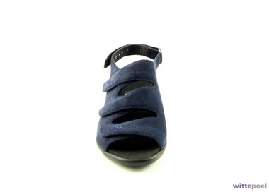 Durea sandaal 7350 blauw - voorkant - bij Wittepoel