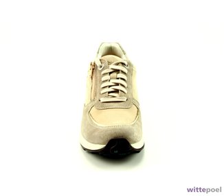 Xsensible sneaker 30112 beige - voorkant - bij Wittepoel