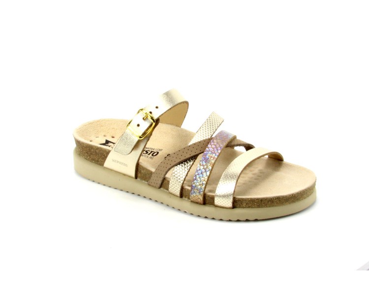 Mephisto slipper Huleda goud bruin Mephisto slipper Huleda goud bruin