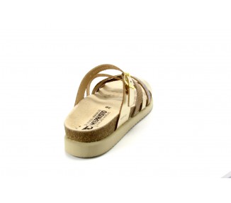 Mephisto slipper Huleda goud bruin