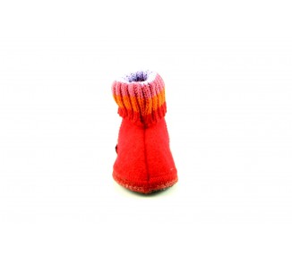 Haflinger sokpantoffel 631051 rood