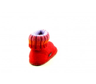Haflinger sokpantoffel 631051 rood