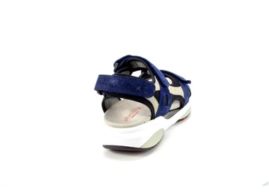 Xsensible sandaal Chios 1201 blauw - achterkant rechts - bij Wittepoel