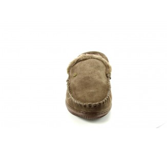 Warmbat pantoffel Grizzly beige (taupe)