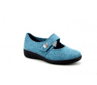 Solidus bandschoen Kate 80424  blauw
