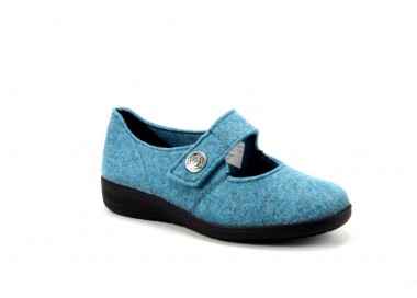 Solidus bandschoen Kate 80424  blauw
