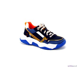 Trackstyle sneaker Aron Athletic 129 blauw - zijkant rechts - bij Wittepoel