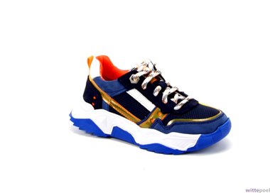 Trackstyle sneaker Aron Athletic 129 blauw - zijkant rechts - bij Wittepoel