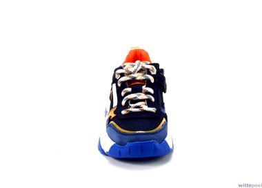Trackstyle sneaker Aron Athletic 129 blauw - voorkant - bij Wittepoel