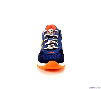 Trackstyle sneaker Peter Python 129 blauw - voorkant - bij Wittepoel