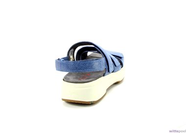 Xsensible sandaal Flores 5211 blauw - achterkant rechts - bij Wittepoel