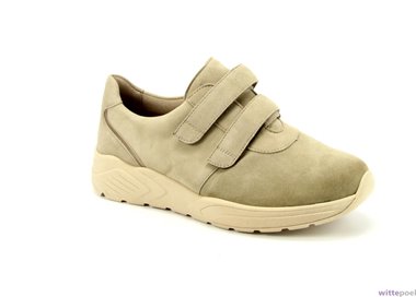 Solidus klittenbandschoen Mia 40370 taupe - zijkant rechts - bij Wittepoel