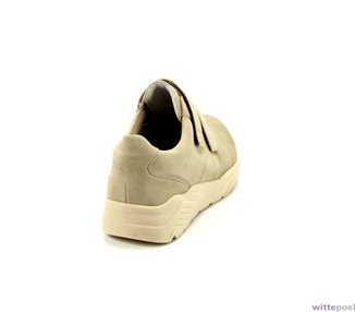 Solidus klittenbandschoen Mia 40370 taupe - achterkant rechts - bij Wittepoel