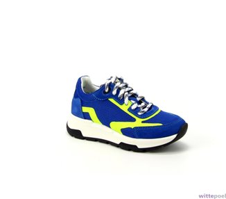 Trackstyle sneakers Gwen Gul 123 blauw - zijkant rechts - bij Wittepoel