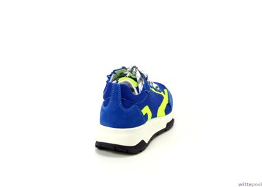 Trackstyle sneakers Gwen Gul 123 blauw - achterkant rechts - bij Wittepoel