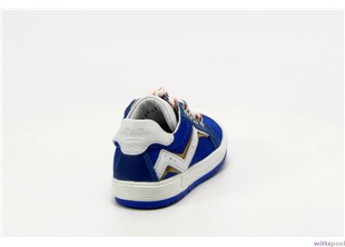 Trackstyle sneakers Boris Boss 123 blauw - achterkant rechts - bij Wittepoel