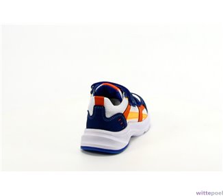 Trackstyle sneakers Ian Icoon 123 blauw - achterkant rechts - bij Wittepoel