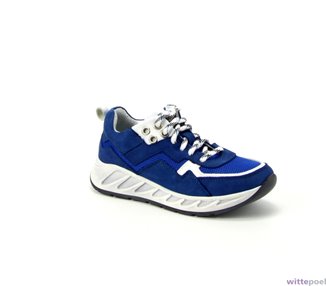 Trackstyle sneakers Simon Sharp 123 blauw - zijkant rechts - bij Wittepoel