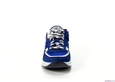 Trackstyle sneakers Simon Sharp 123 blauw - voorkant - bij Wittepoel