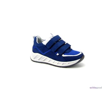 Trackstyle sneakers Sander Sharp 123 blauw - zijkant rechts - bij Wittepoel