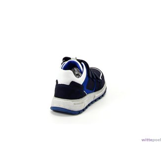 Trackstyle sneakers Pelle Pijl blauw - achterkant rechts - bij Wittepoel