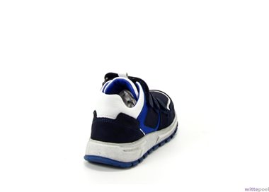 Trackstyle sneakers Pelle Pijl blauw - achterkant rechts - bij Wittepoel