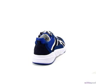 Trackstyle sneakers Finn Fox 123 blauw - achterkant rechts - bij Wittepoel