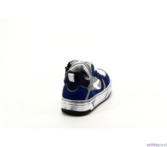 Trackstyle sneakers Milo Mario 123 blauw - achterkant rechts - bij Wittepoel